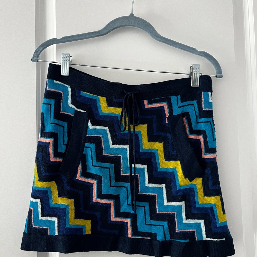 Missoni Target Knit Navy Skirt
